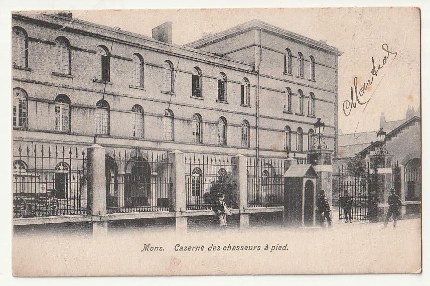 Mons Caserne des Chasseurs à pieds, Verzenden, Gelopen, Henegouwen
