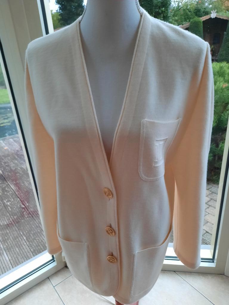 Stijlvol vest DEVERNOIS - M/L, Kleding | Dames, Truien en Vesten, Zo goed als nieuw, Maat 38/40 (M), Beige, Ophalen of Verzenden