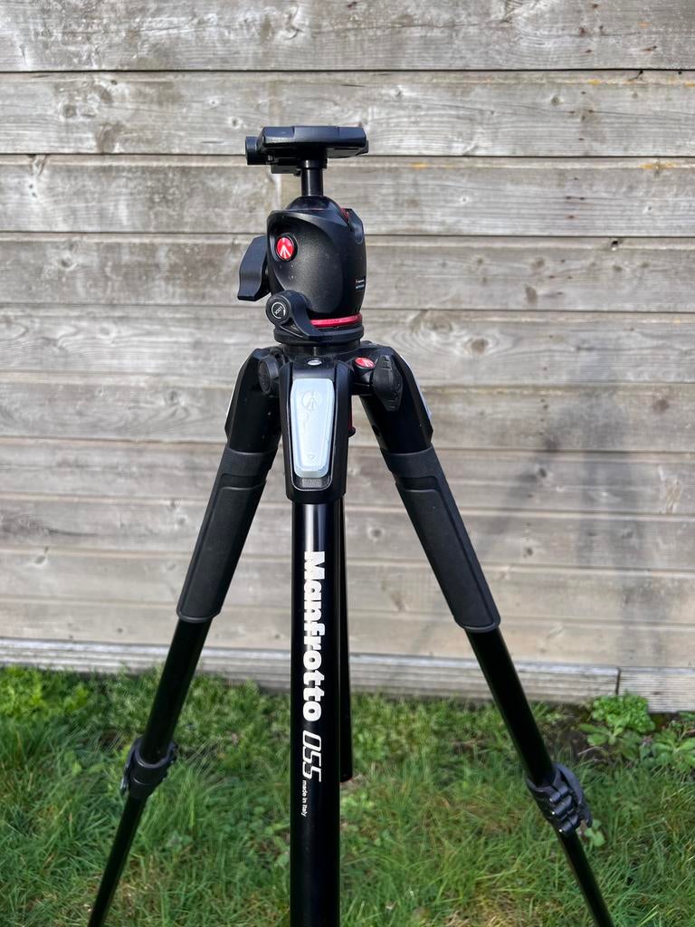 Manfrotto 055 XPRO3 aluminium met balhoofd, Avec rotule, 175 cm ou plus, Enlèvement, Utilisé