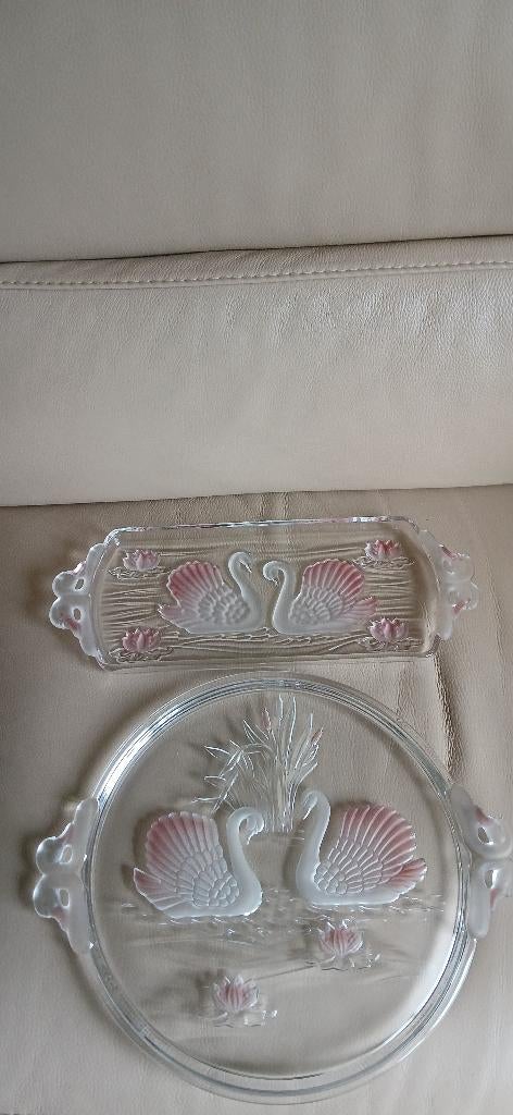 Plateaux à tarte & plateau à gâteau en Cristal Walther Glas, Enlèvement, Comme neuf