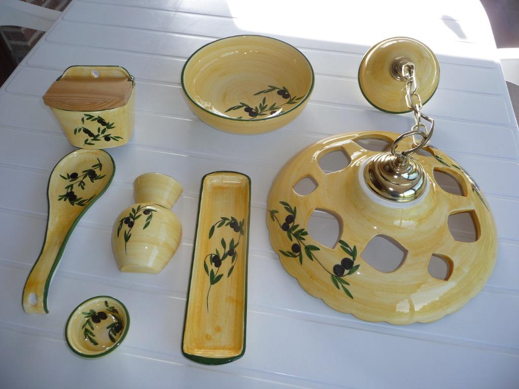 Lampe suspendue Provence avec accessoires (7 pièces), Enlèvement ou Envoi, Comme neuf