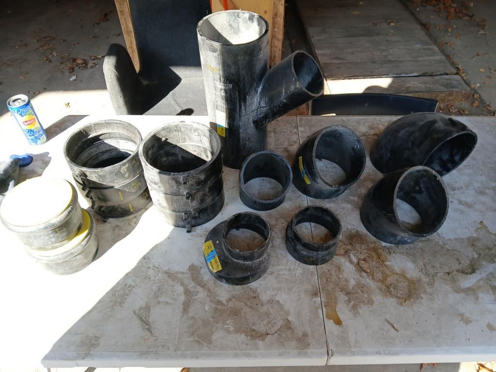 Geberit PE-accessoires, Doe-het-zelf en Bouw, Buizen en Afvoer, Nieuw, Afvoer, Overige materialen, Minder dan 2 meter, 80 mm of meer