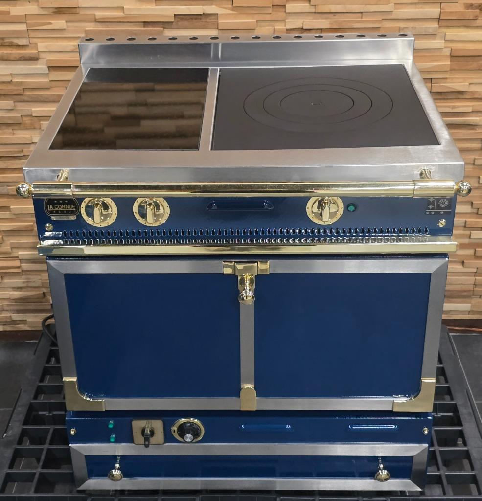 🔥 Poêle de luxe La Cornue 80 cm coupe de feu en céramique b, Classe énergétique A ou plus économe, Céramique, Comme neuf, Enlèvement