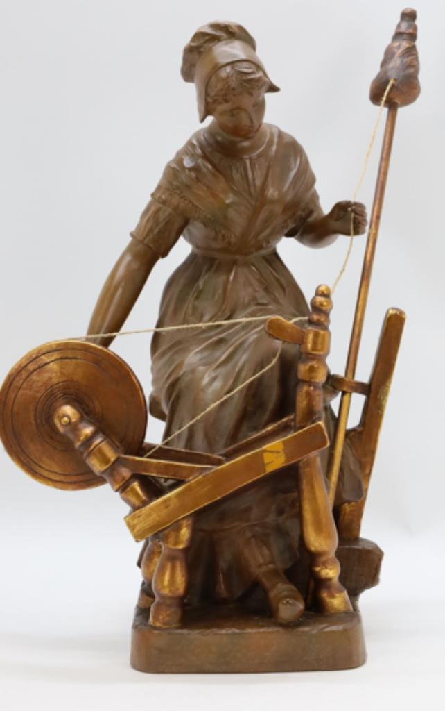 Terracotta Spinster , Aurili , hoogte 60 cm, Enlèvement