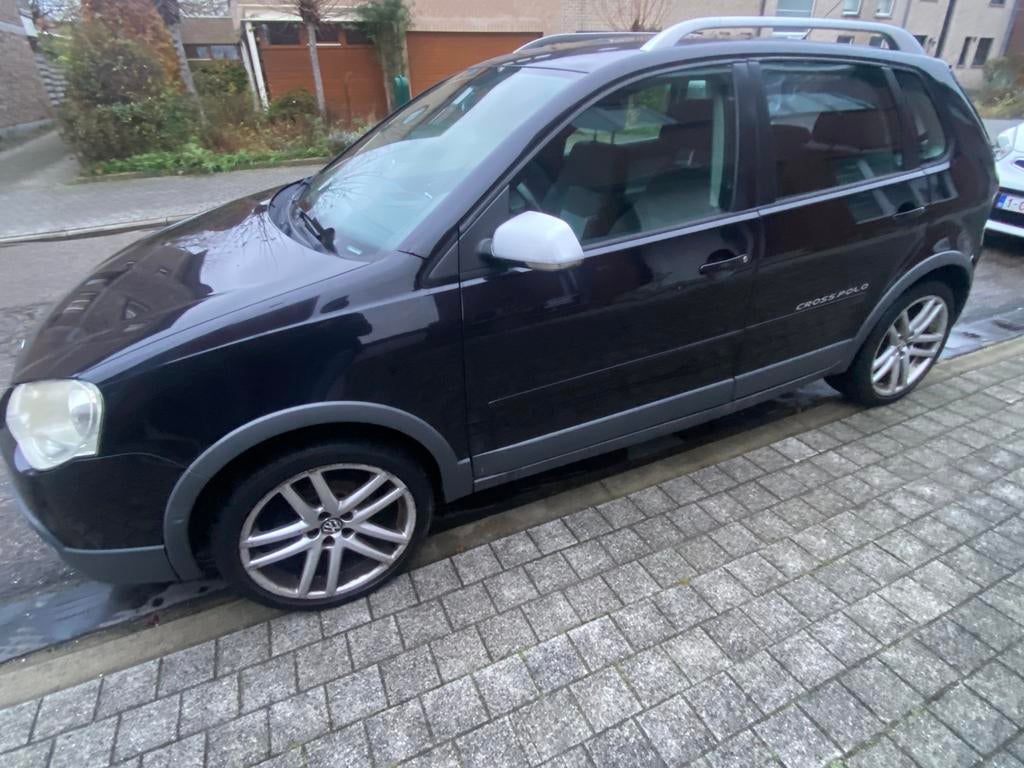 VW cross polo diesel 1.4 bouwjaar 2008, Auto's, Volkswagen, Zwart, 5 deurs, Particulier, Euro 4