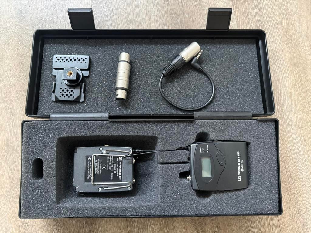 Sennheiser EW500 beltpack zender en ontvanger (518 - 554MHz), Verzenden, Zo goed als nieuw, Overige typen, Draadloos
