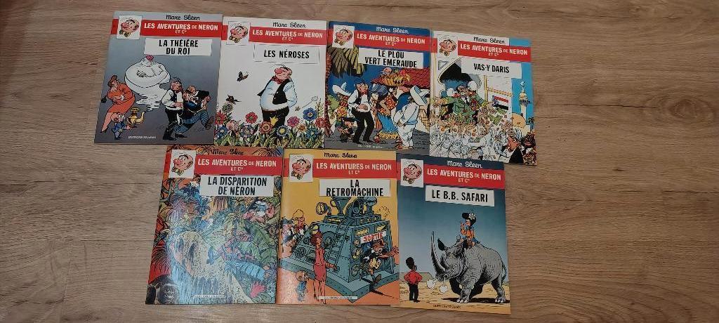lot bd les aventures de Neron et cie de  60 à 68, Livres, BD, Plusieurs BD, Enlèvement ou Envoi, Sleen, Utilisé