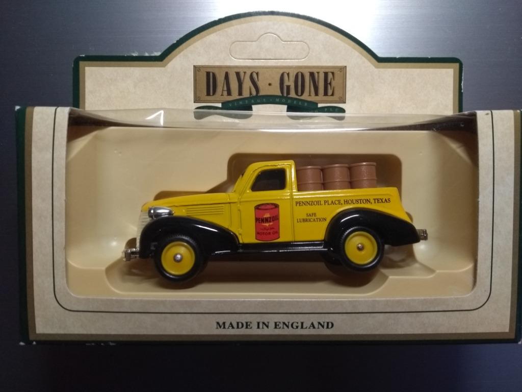 Modelauto Days Gone/Lledo-1:50–Chevy Pick Up Pennzoil 1938, Ophalen, Nieuw, Bus of Vrachtwagen, Overige merken