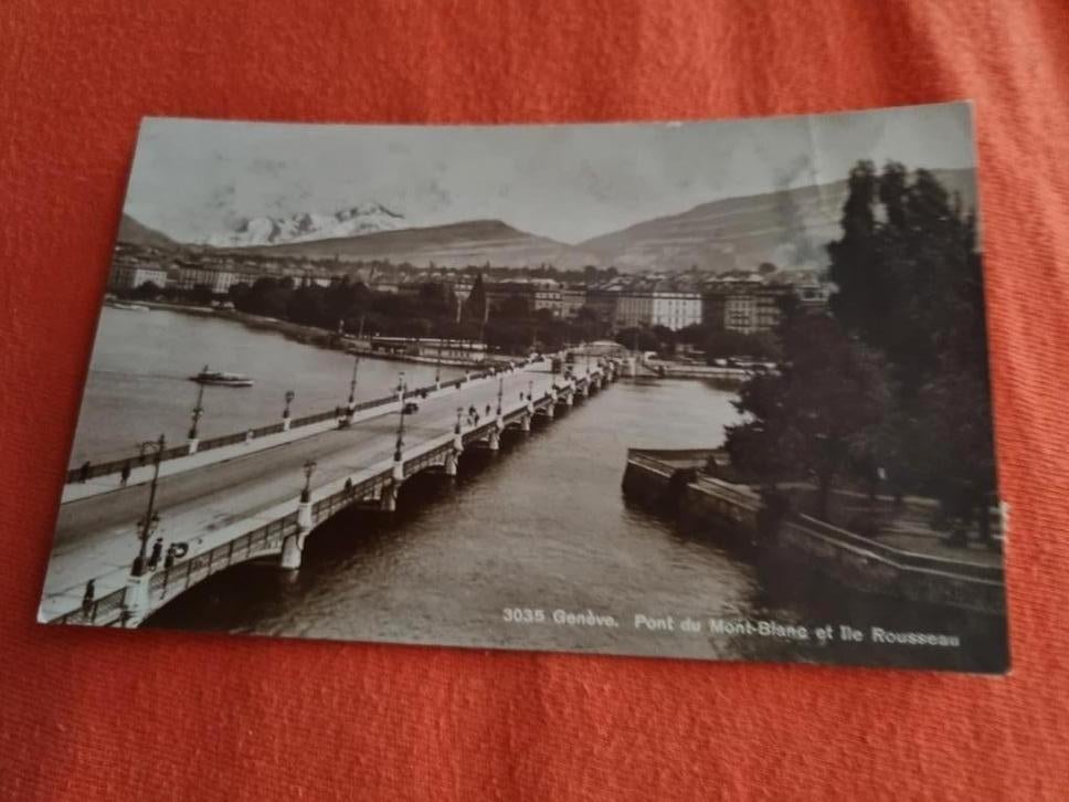 Carte postale ancienne Suisse 1922, Enlèvement ou Envoi, 1920 à 1940, Affranchie, Europe autre