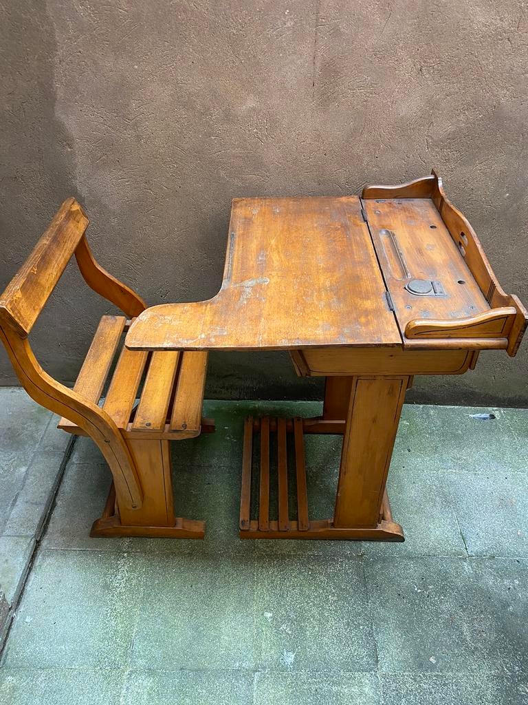 Bureau écolier vintage, Enlèvement, Utilisé