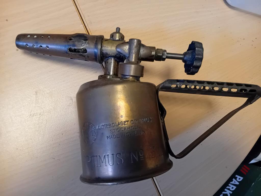 Oude OPTIMUS soldeerlamp nr. 321, Ophalen of Verzenden, Gebruikt, Overige typen