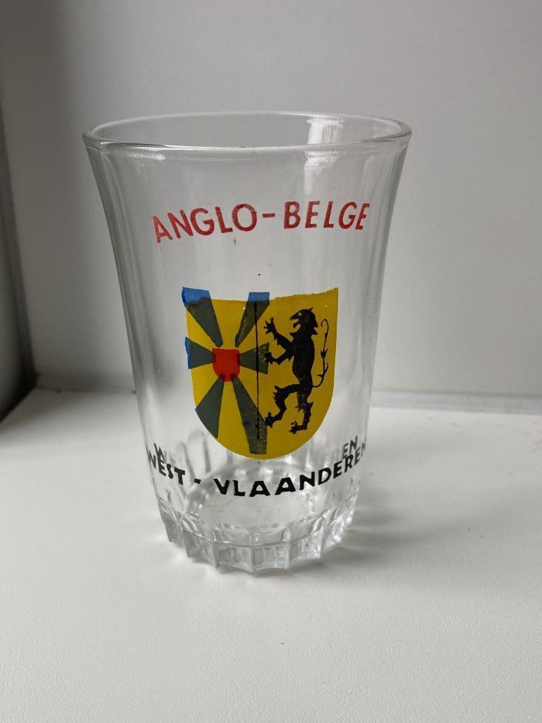 Bierglas Anglo-Belge West-Vlaanderen, Verzamelen, Biermerken, Ophalen of Verzenden, Glas of Glazen