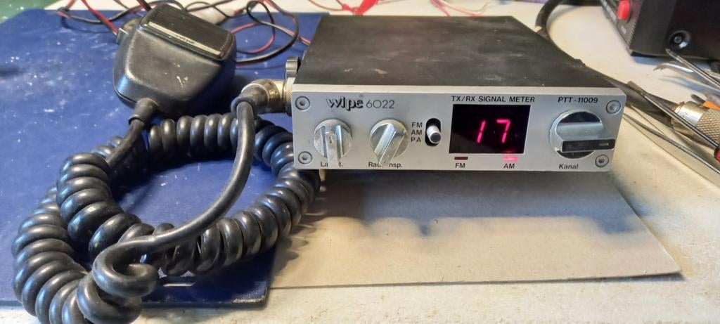 CB Wipe 6022 AM/FM 22ch 2 watt, Telecommunicatie, Zenders en Ontvangers, Ophalen of Verzenden, Refurbished