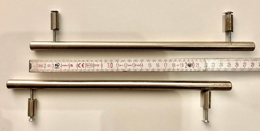 RVS handgrepen voor keukenkasten, Ophalen of Verzenden, Gebruikt, Overige kleuren