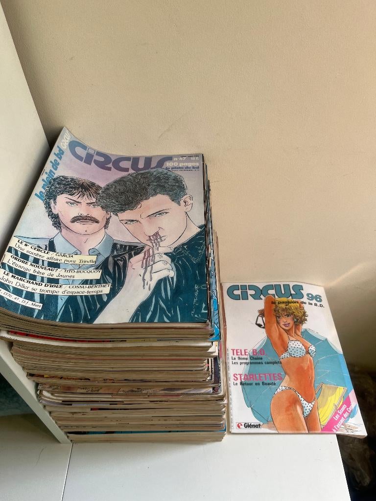 BD Circus-tijdschriften, Meerdere stripboeken, Ophalen, Gelezen, Divers auteurs