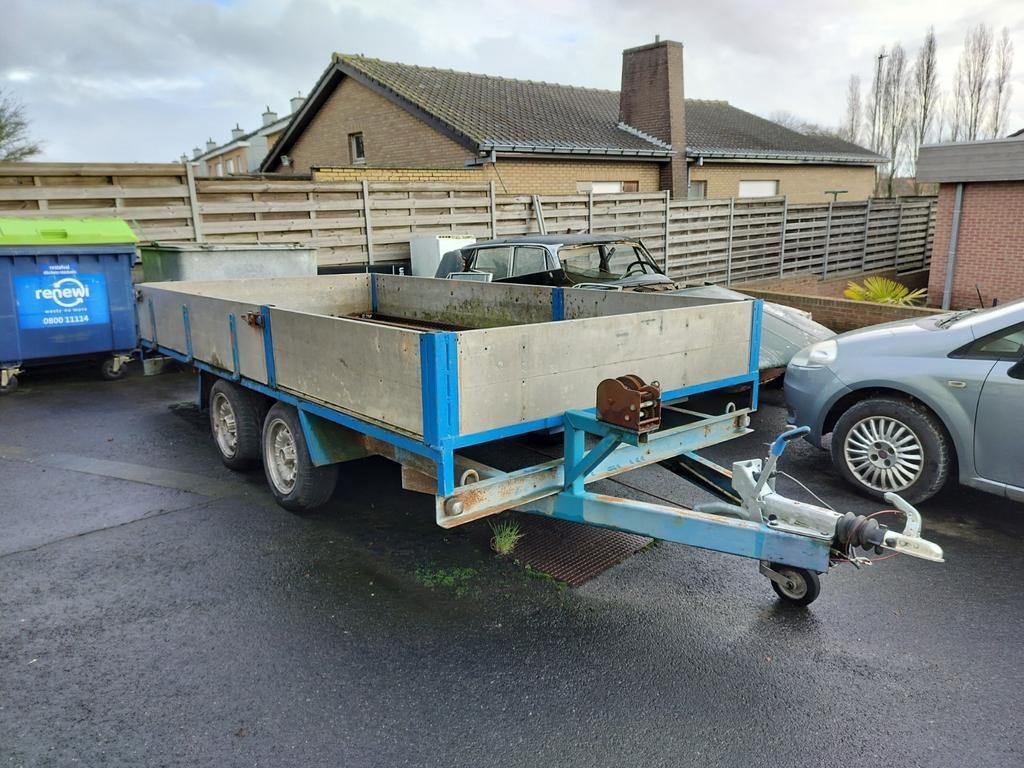 Aanhangwagen geremd, Enlèvement