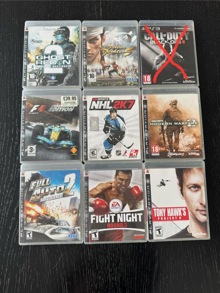 Lot 9 jeux PlayStation, Consoles de jeu & Jeux vidéo, Enlèvement ou Envoi, Comme neuf