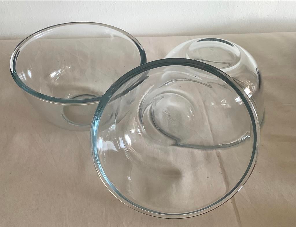 Set van 3 Pyrex schaaltjes 500ml, Huis en Inrichting, Keuken | Servies, Zo goed als nieuw
