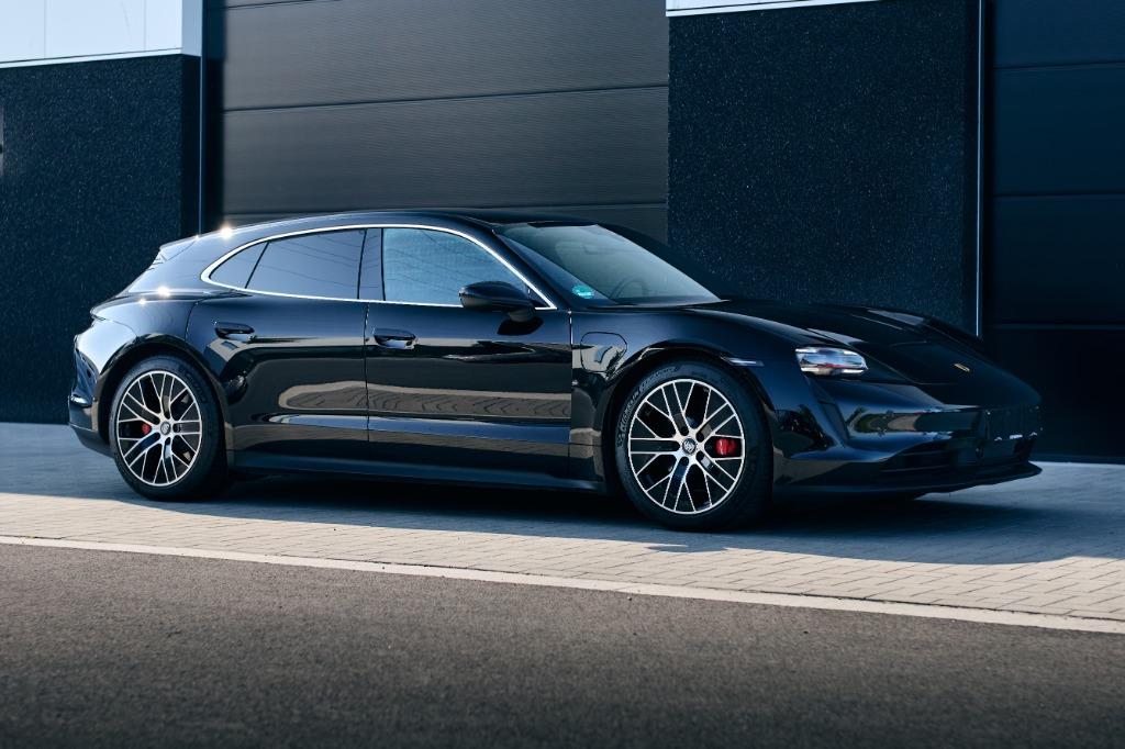 Porsche Taycan 4S Sport Turismo 2023, Auto's, Porsche, Automaat, Testrit aan huis, USB, Zwart