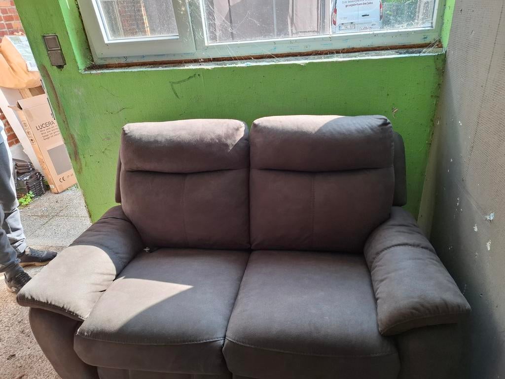 2zit relaxzetel in een grijze kleur, Ophalen, Gebruikt