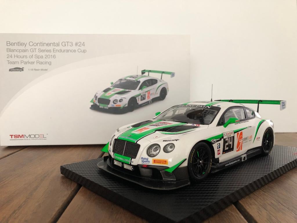 TSM Bentley Continental GT3 24 Hours of Spa 2016, Hobby en Vrije tijd, Ophalen of Verzenden, Zo goed als nieuw, Auto, Overige merken