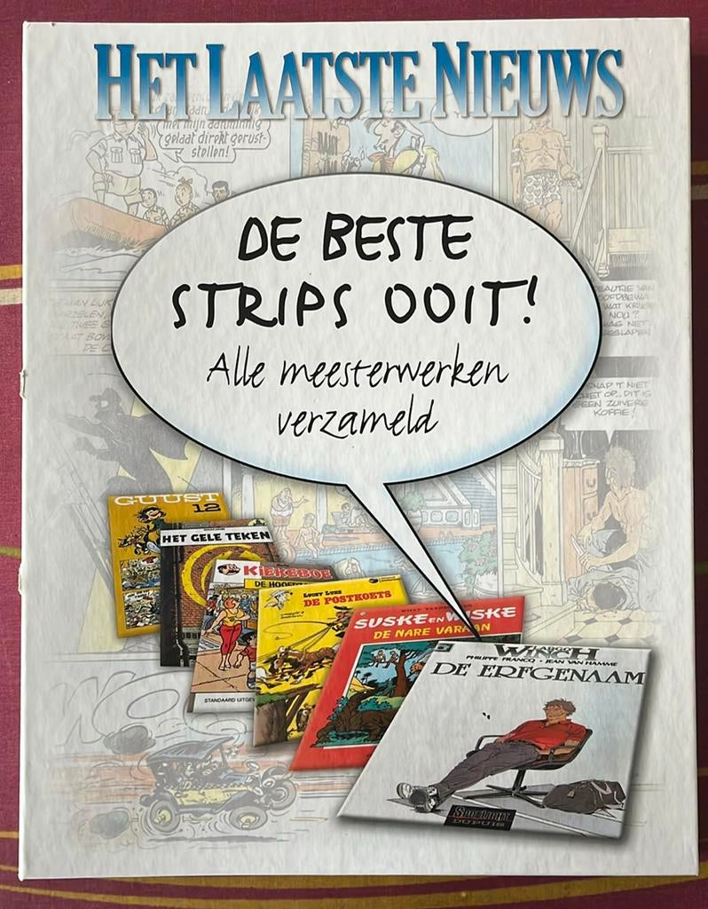 Kaft met ‘De beste strips ooit !’ van Het Laatste Nieuws, Boeken, Stripverhalen, Ophalen, Zo goed als nieuw