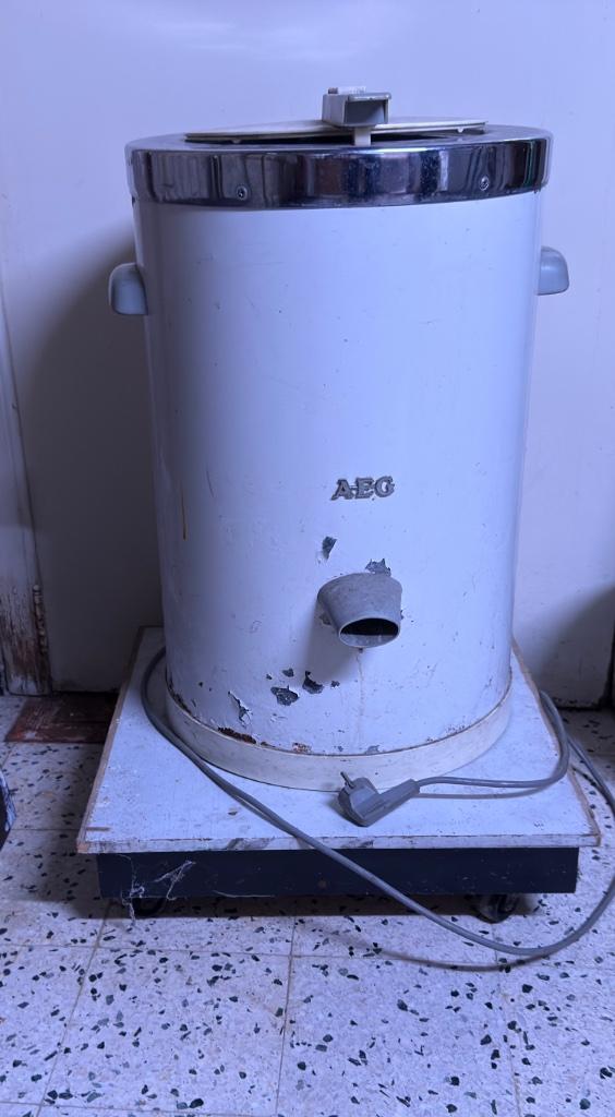 Elektrische wringer, Ophalen, Gebruikt