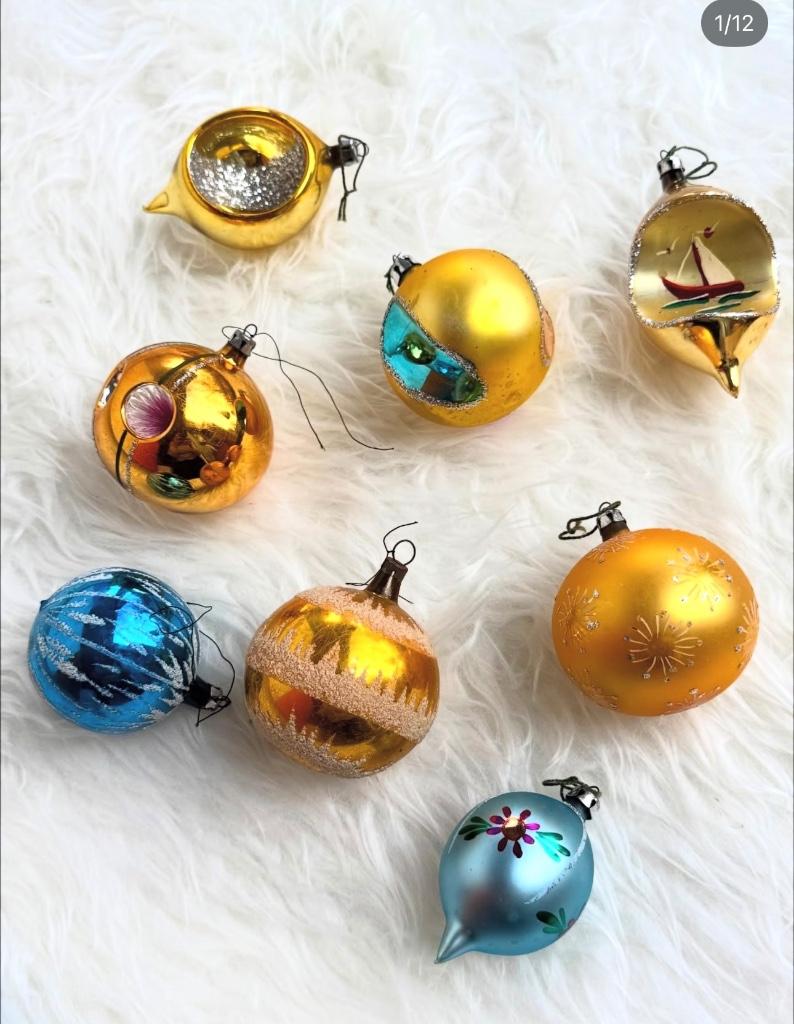 Oude kerstballen, Diversen, Kerst, Ophalen of Verzenden