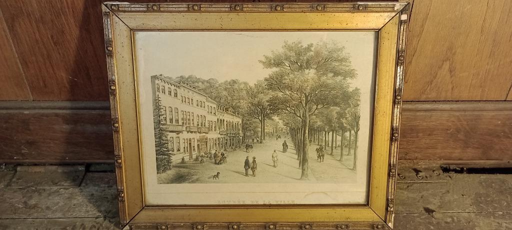 Gravure "entrée de la ville", Simonay & Toovey, 34x28, n179, Enlèvement ou Envoi