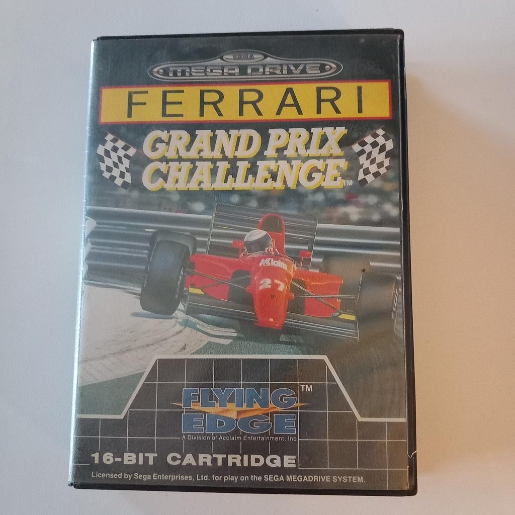 Sega Mega drive Ferrari grand prix Challenge, Games en Spelcomputers, Ophalen of Verzenden, Zo goed als nieuw, Mega Drive