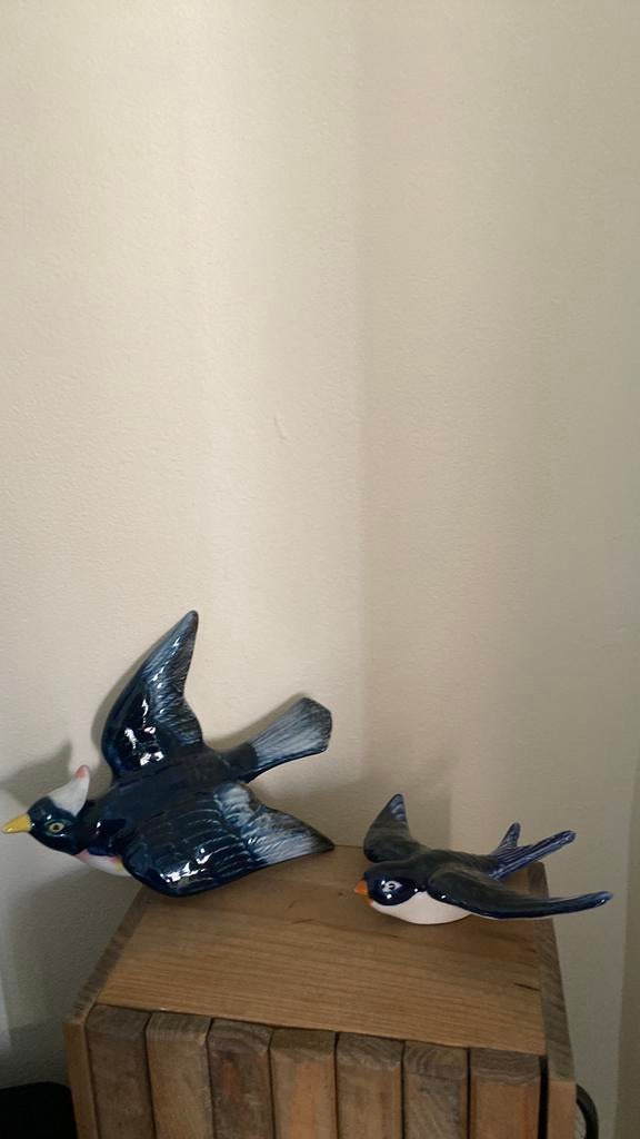 Paire d hirondelles la grande c est un jumelage, Antiquités & Art