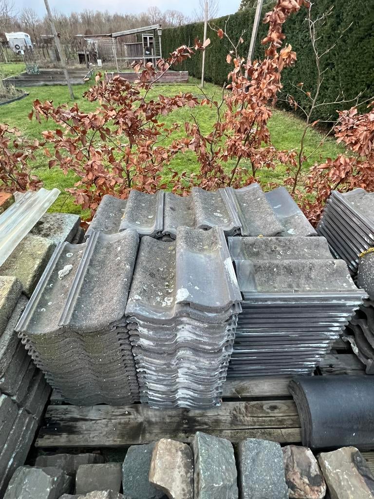 Te koop: 360 sneldek dakpannen antraciet, Enlèvement, Comme neuf, Tuiles