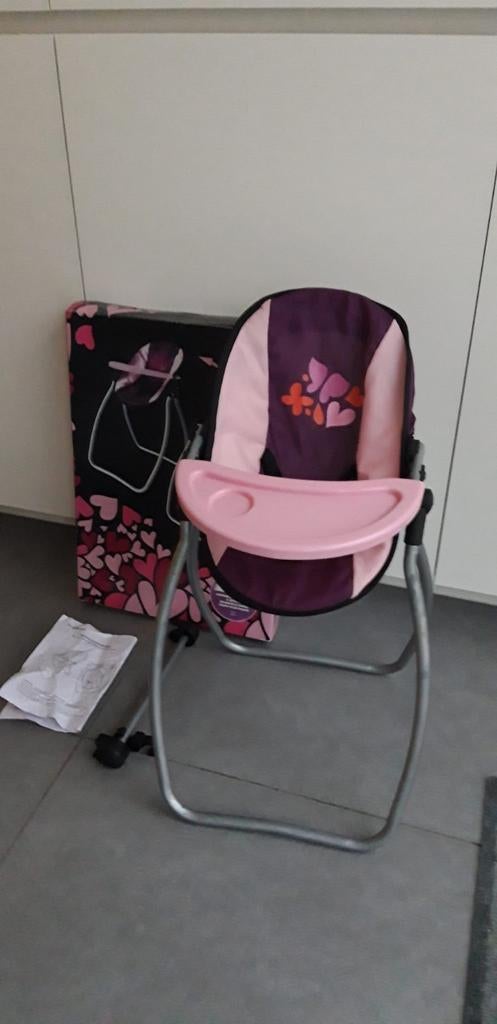 dreamland poppeneetstoel en schommelstoel 2 in 1, Enlèvement ou Envoi, Comme neuf