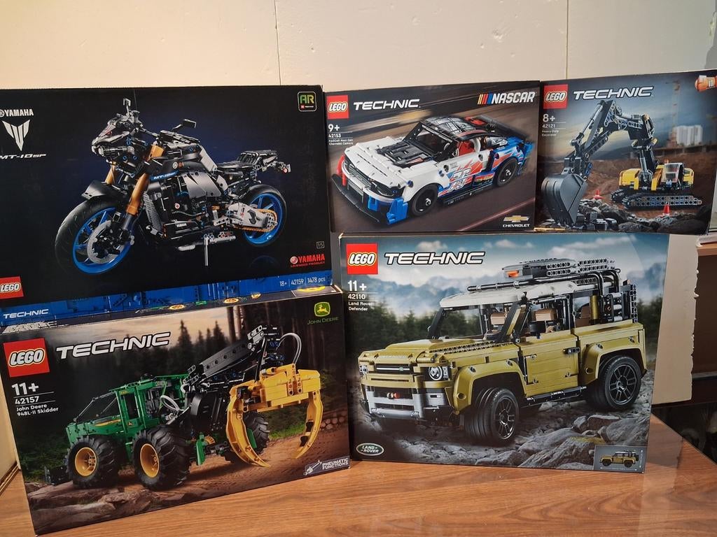 Lego Technic, Alle sets zijn nieuw, verzegeld, uit productie, Lego, Nieuw, Ophalen of Verzenden, Technic