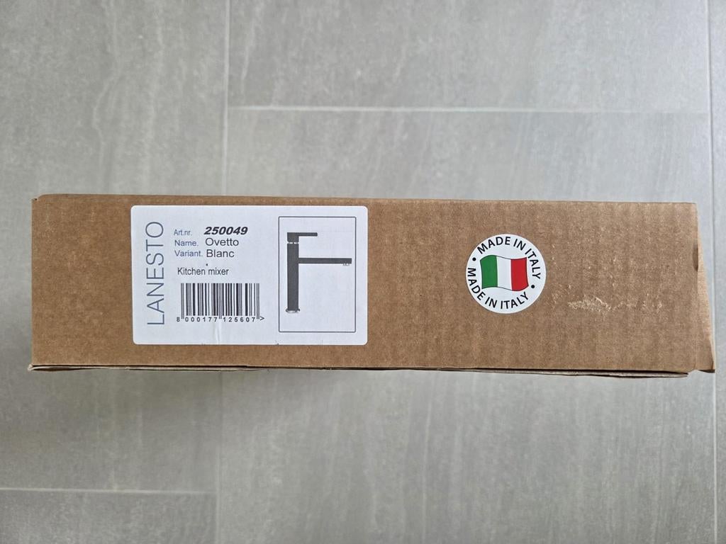 Nouveau robinet de cuisine design Lanesto Ovetto (noir mat), Maison & Meubles, Enlèvement