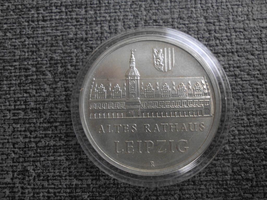 DDR - 5 Mark 1984A - "Altes Rathaus Leipzig", Verzenden, Duitsland, Losse munt