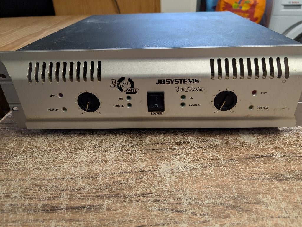 versterker, JBSYSTEMS pro-serie CTWO 450., Audio, Tv en Foto, Versterkers en Ontvangers, Gebruikt, Stereo, 120 watt of meer, Overige merken