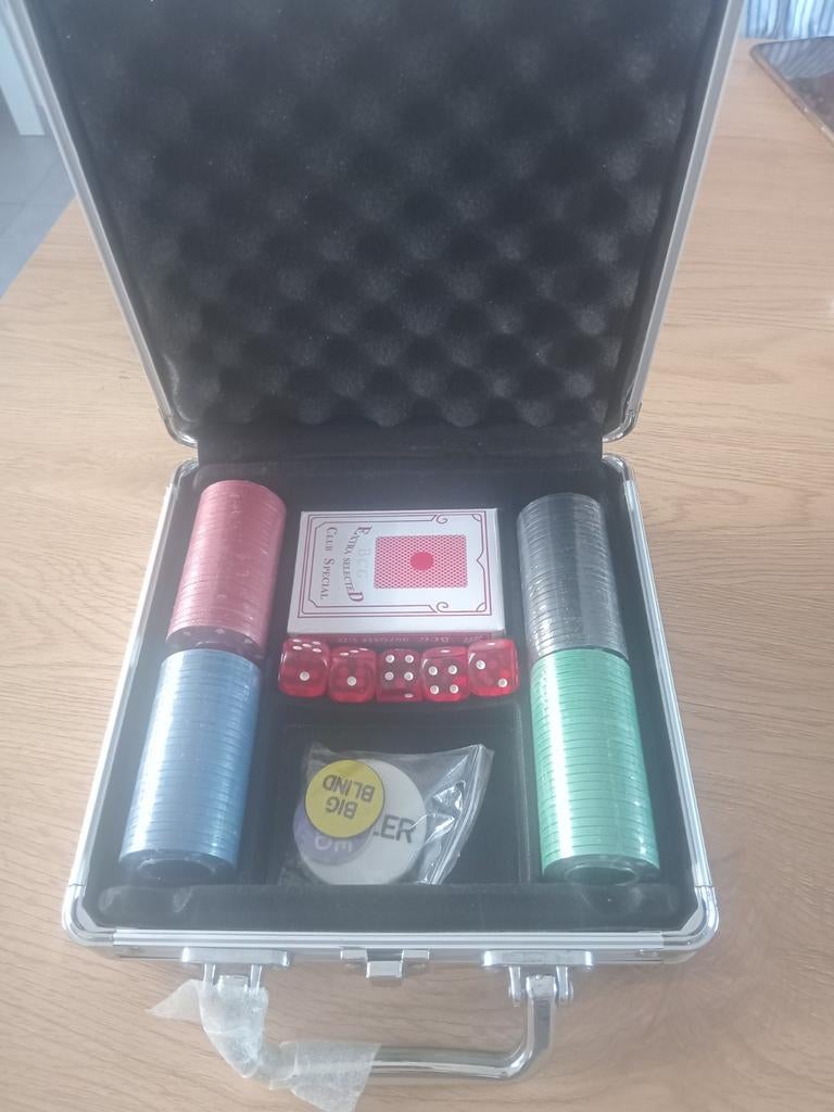 Pokerset Cola zero, Ophalen