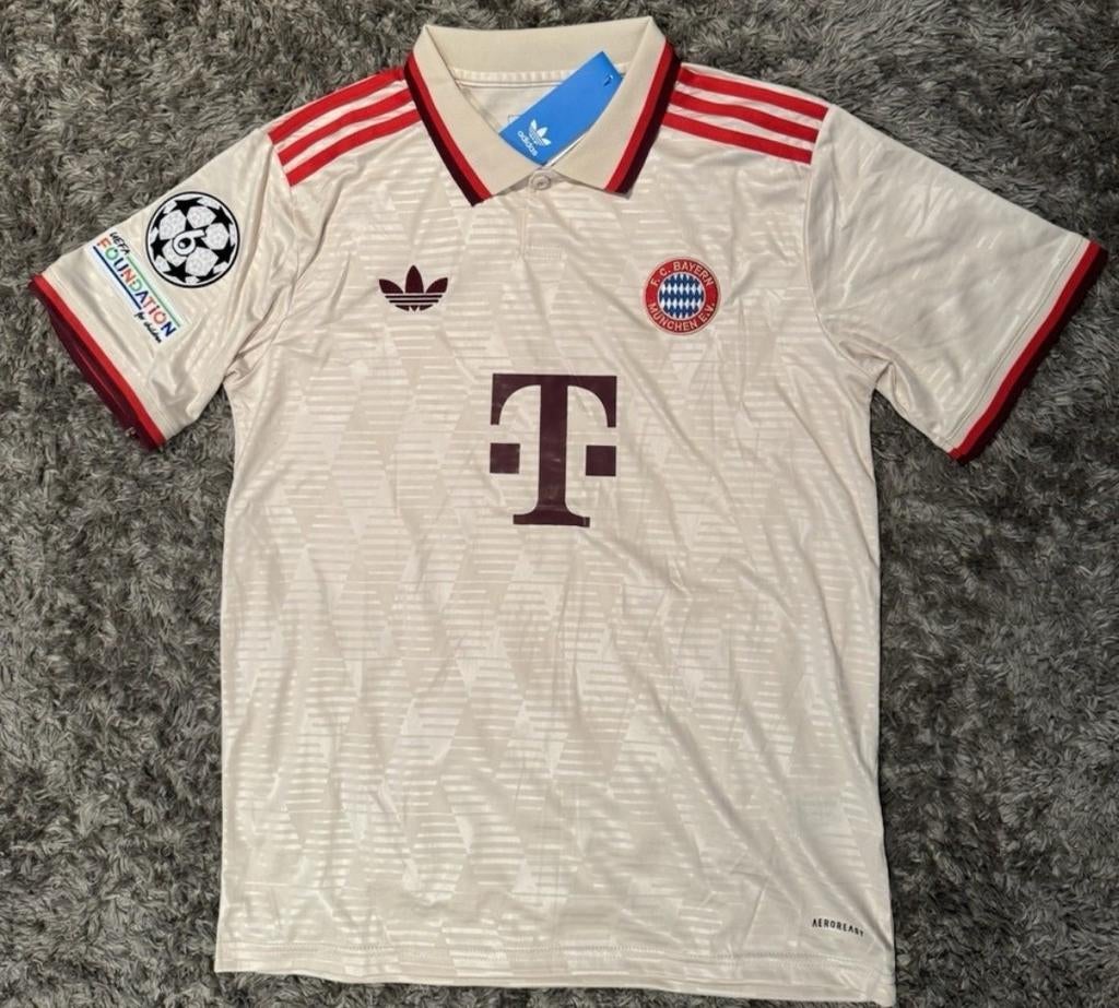 Bayern München Voetbalshirt Champions League Nieuw 2025, Envoi, Comme neuf