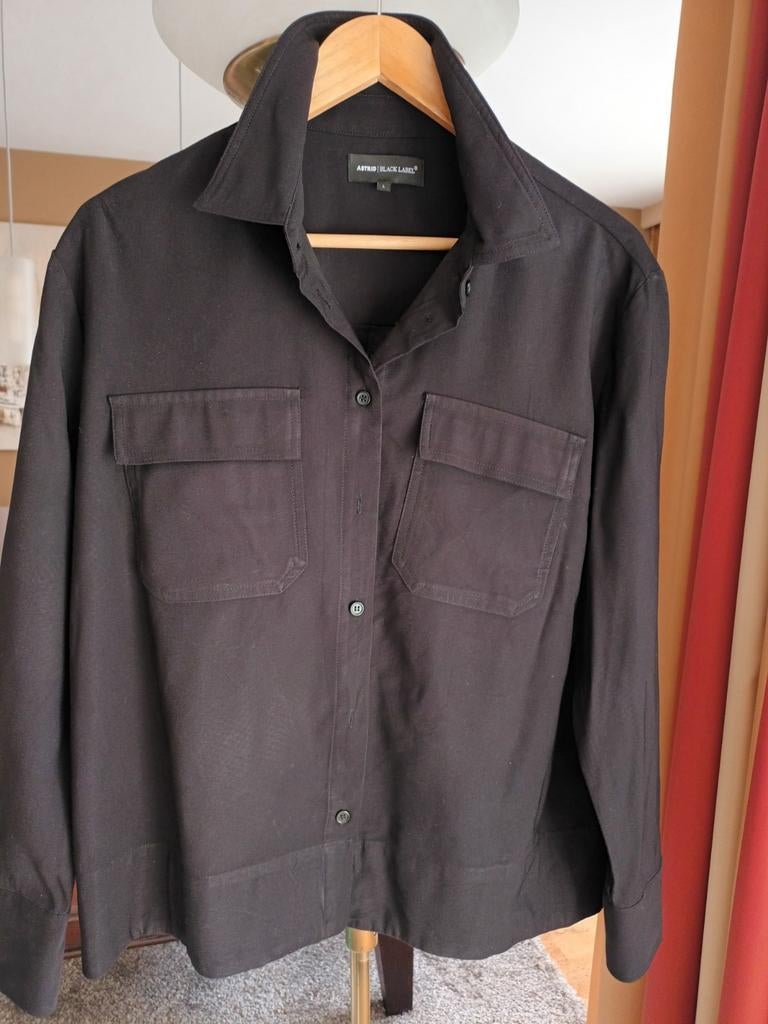 Dames hemdbloes "ASTRID" Black label, Kleding | Dames, Blouses en Tunieken, Nieuw, Zwart, Ophalen of Verzenden