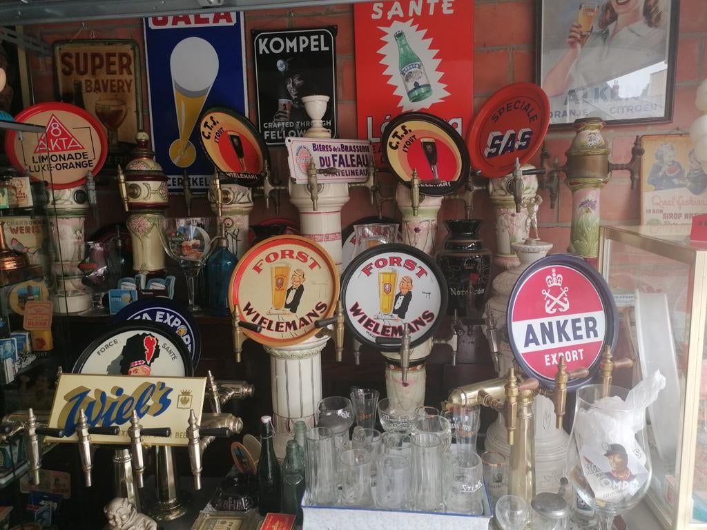 Gezocht gezocht oude reclames, Verzamelen, Biermerken, Ophalen of Verzenden, Zo goed als nieuw