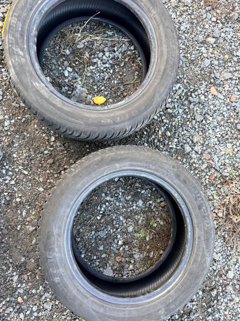 2 pneus hiver en 205/55R16, Ophalen, Zo goed als nieuw