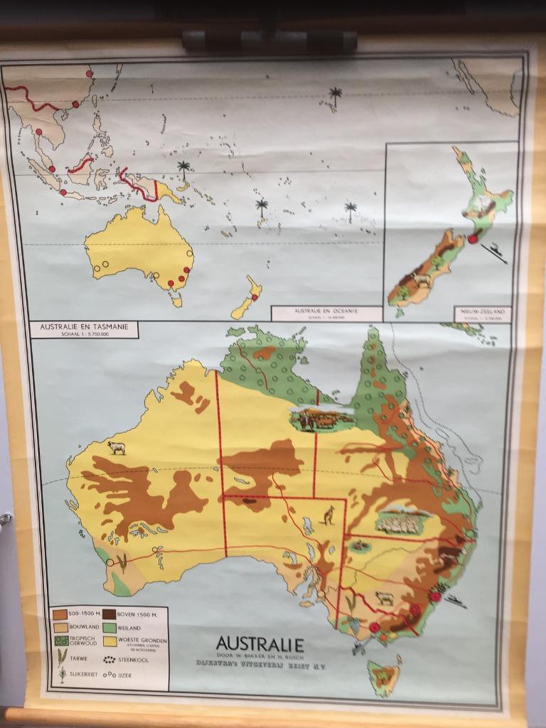 Carte scolaire rétro - Australie/Tasmanie - Carte 274, Enlèvement ou Envoi, Utilisé