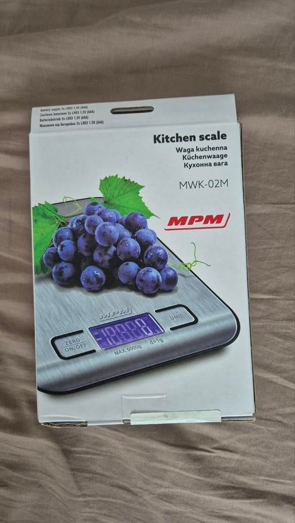 Mpm balance Inox de cuisine neuf, Enlèvement