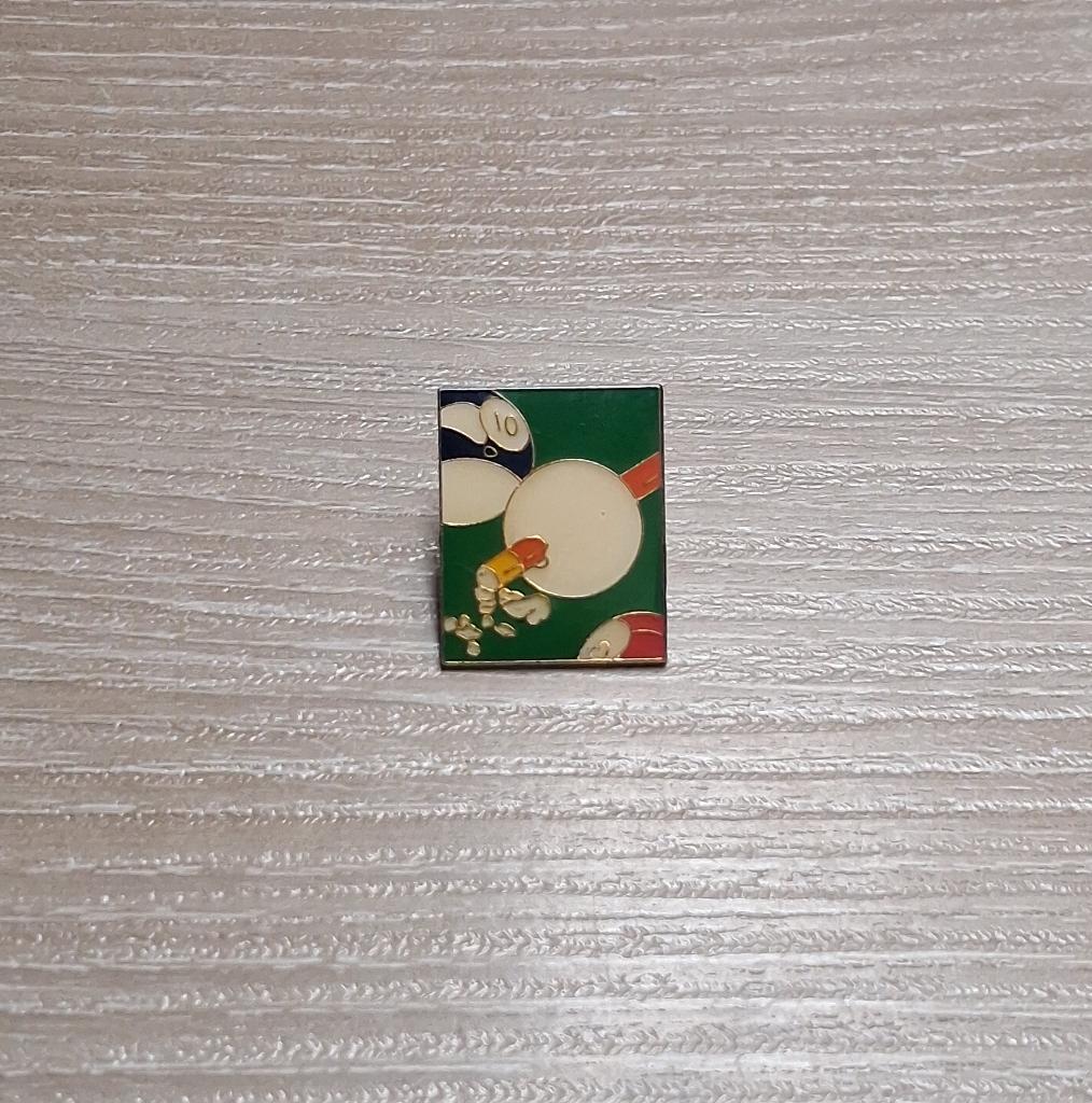 PIN - POOL - 8 BALL - BILJART - BILLARD - SNOOKER, Enlèvement ou Envoi, Utilisé, Sport, Insigne ou Pin's