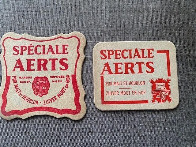 2 sous-bocks bière  " SPECIALE AERTS ", Enlèvement ou Envoi, Utilisé, Sous-bock