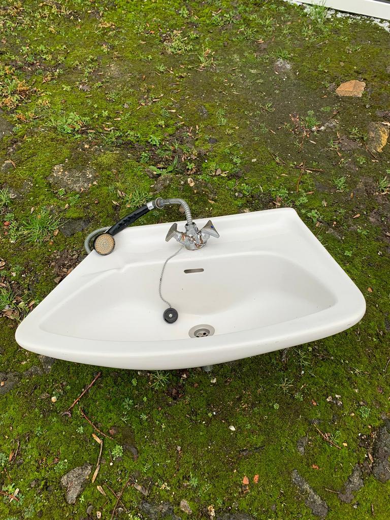 Vintage lavabo, Enlèvement, Utilisé