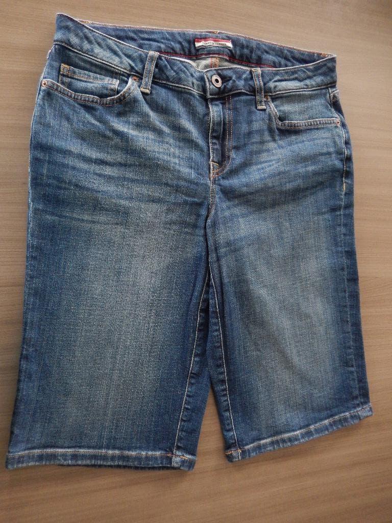 NIEUW jeans kniebroek Tommy Hilfiger - 38, Kleding | Dames, Broeken en Pantalons, Maat 38/40 (M), Tommy hilfiger, Nieuw, Driekwart