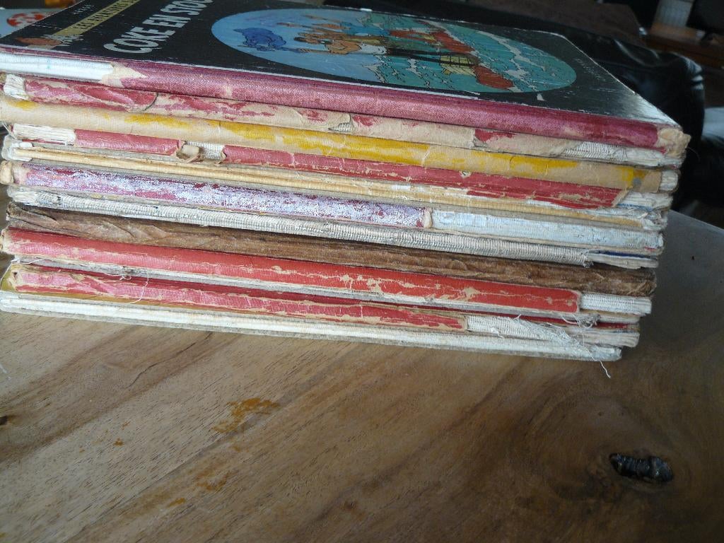 11 OUDE KUIFJE / TINTIN BD...STRIPBOEKEN FRANSTALIG, Gelezen, Ophalen of Verzenden, Meerdere stripboeken, Herge