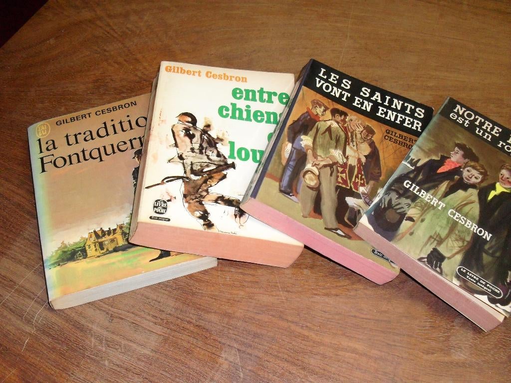 Gilbert Cesbron: 4 romans Livre de Poche, Ophalen of Verzenden, Gelezen, Europa overig
